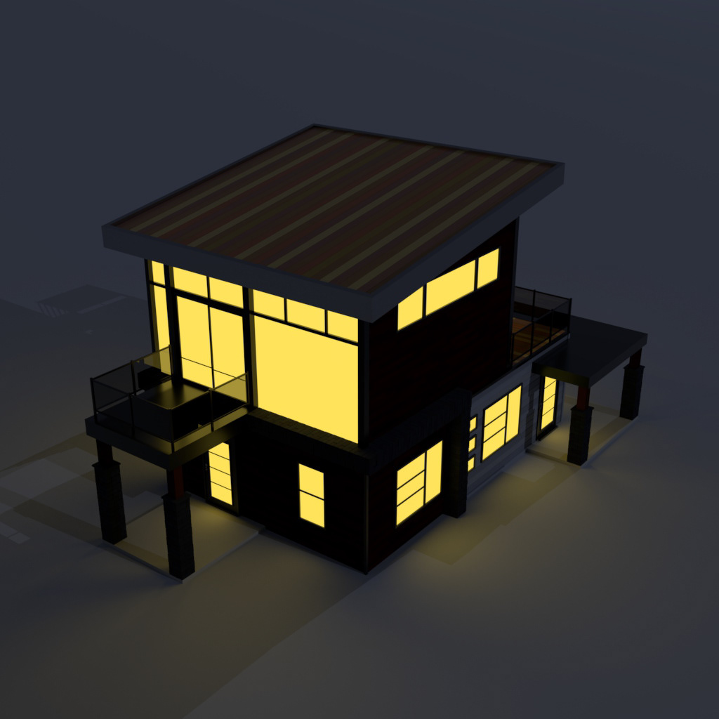 Back View - Night