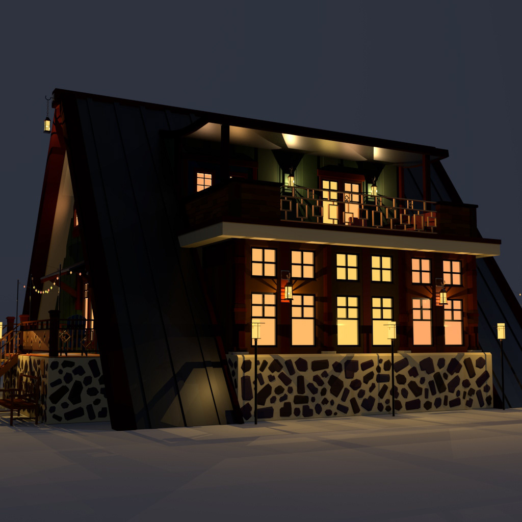 Right Side View - Night