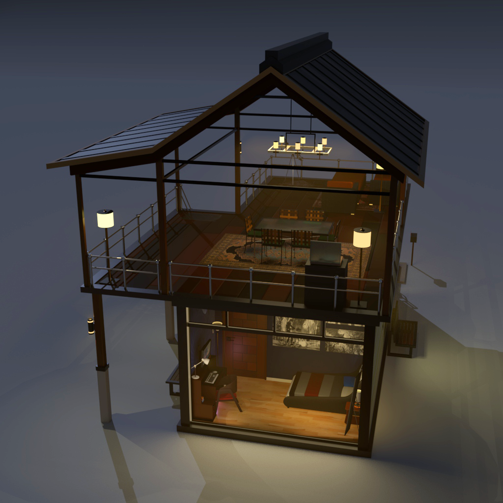 Back View - Night