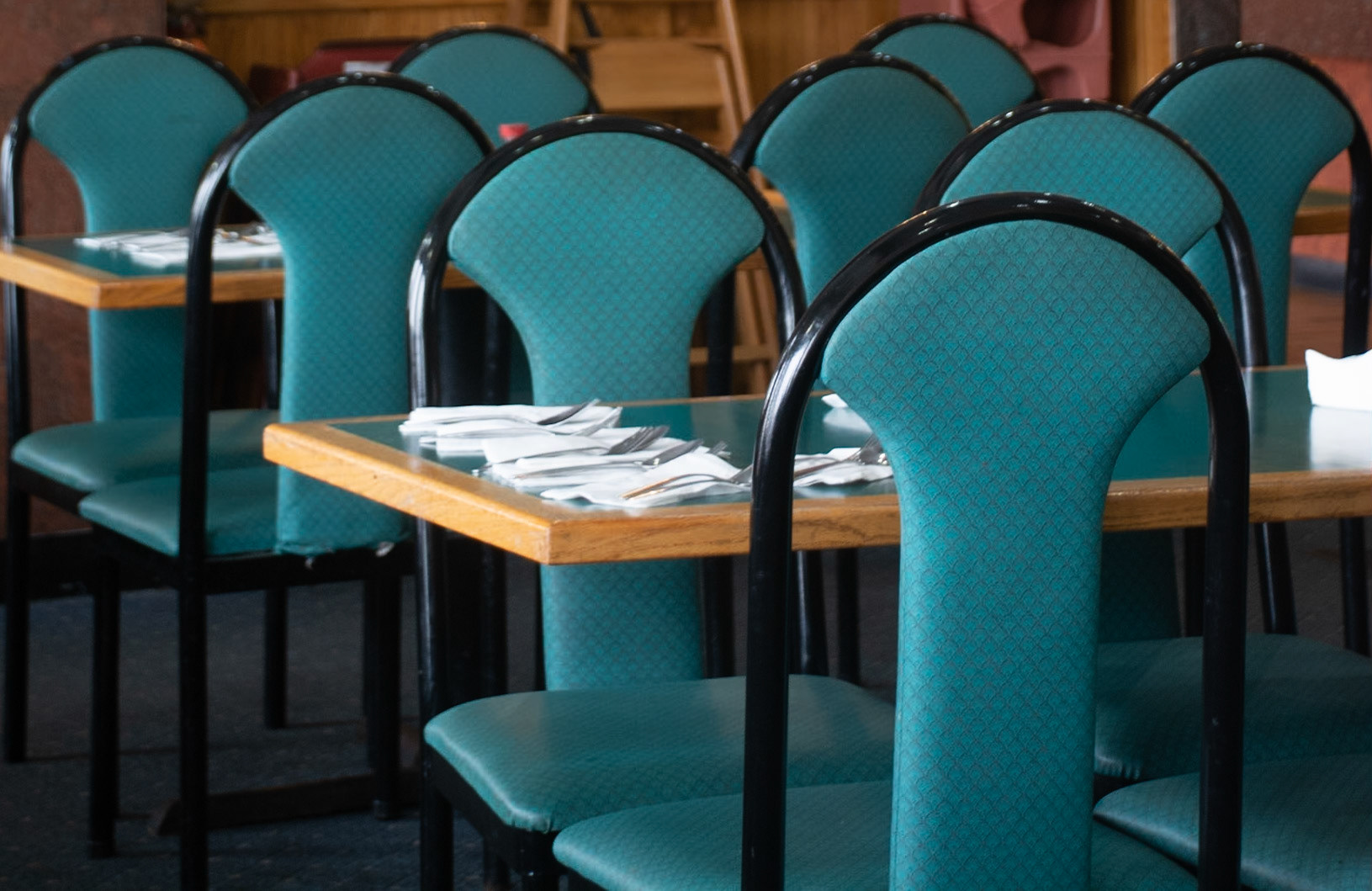 Chairs at restaurant in East Hanover, NJ
