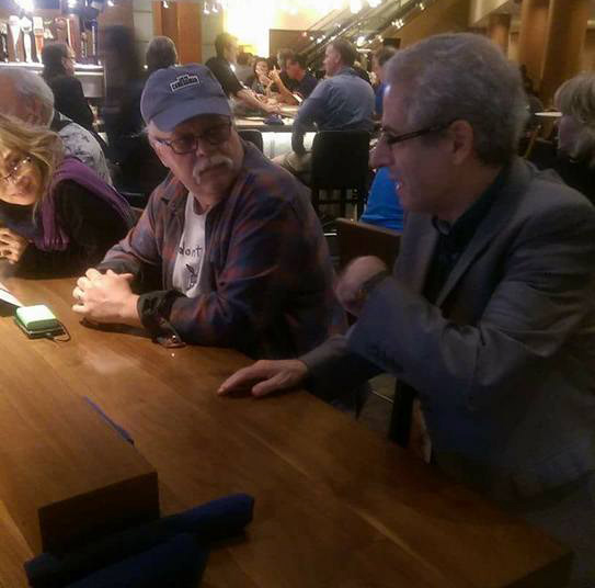 Nick Pope (Ancient Aliens) and I having a not so serious conversation