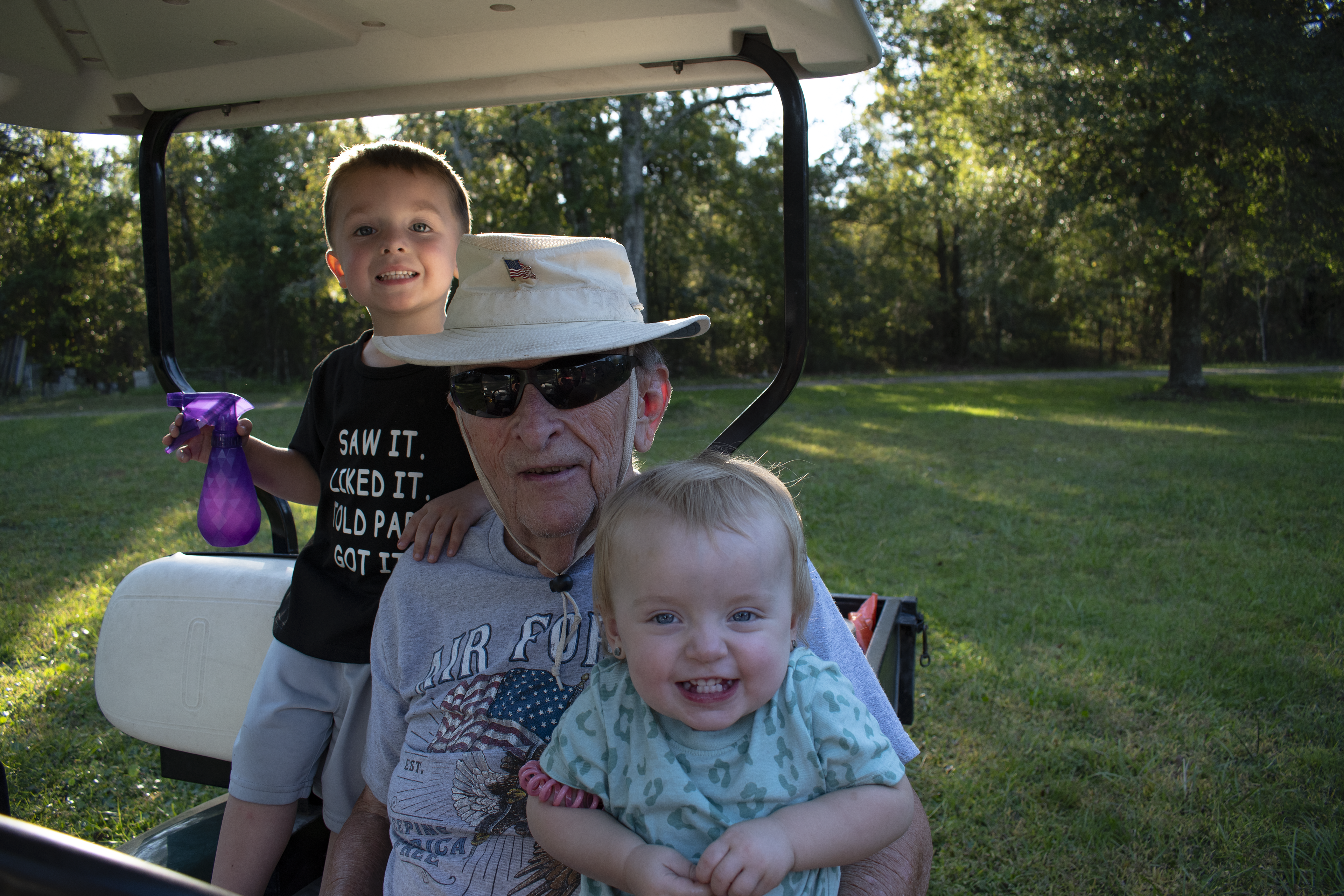 Great Granddad and Great Grandkids