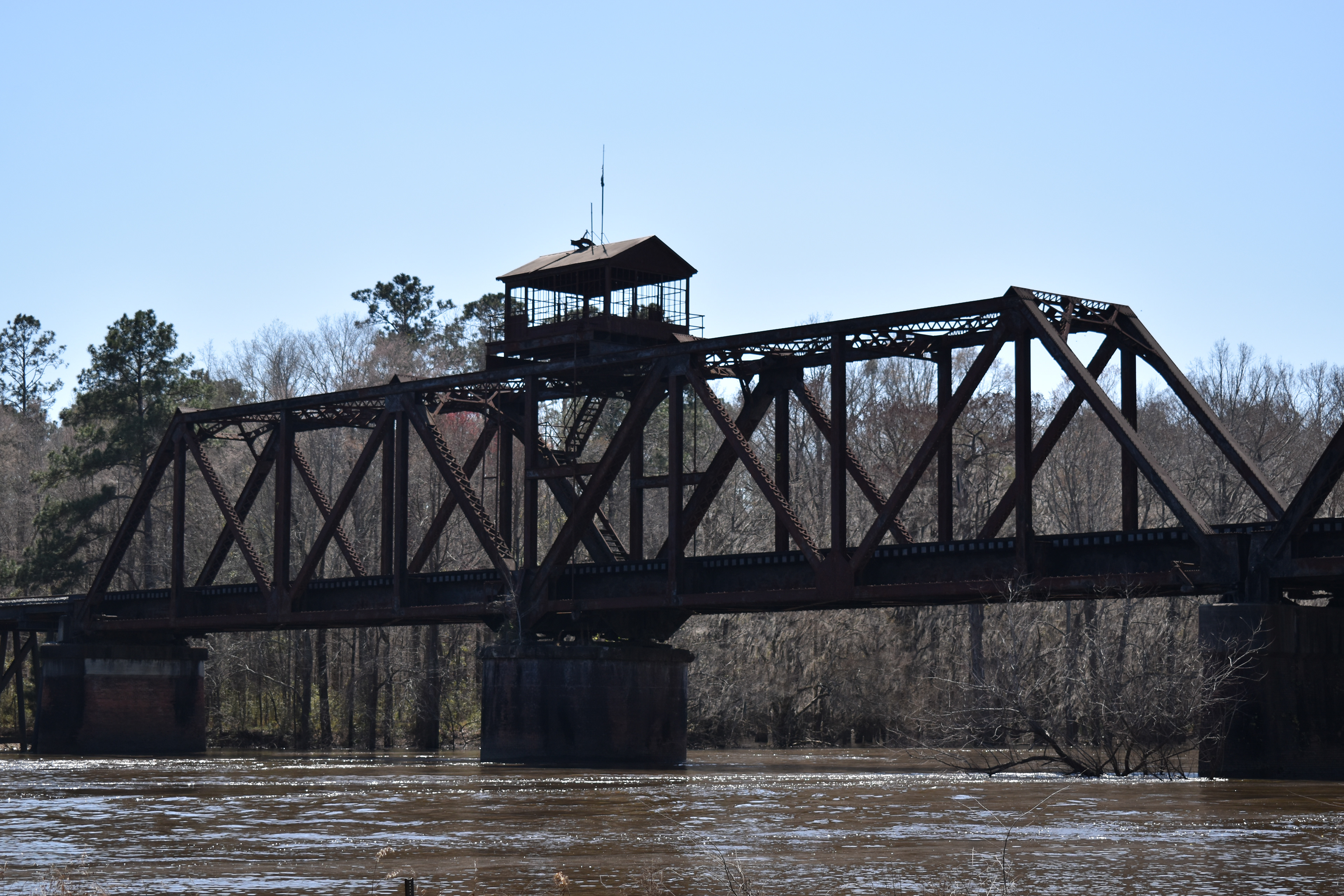 Train Trestle over Little Ocmulgee River, GA