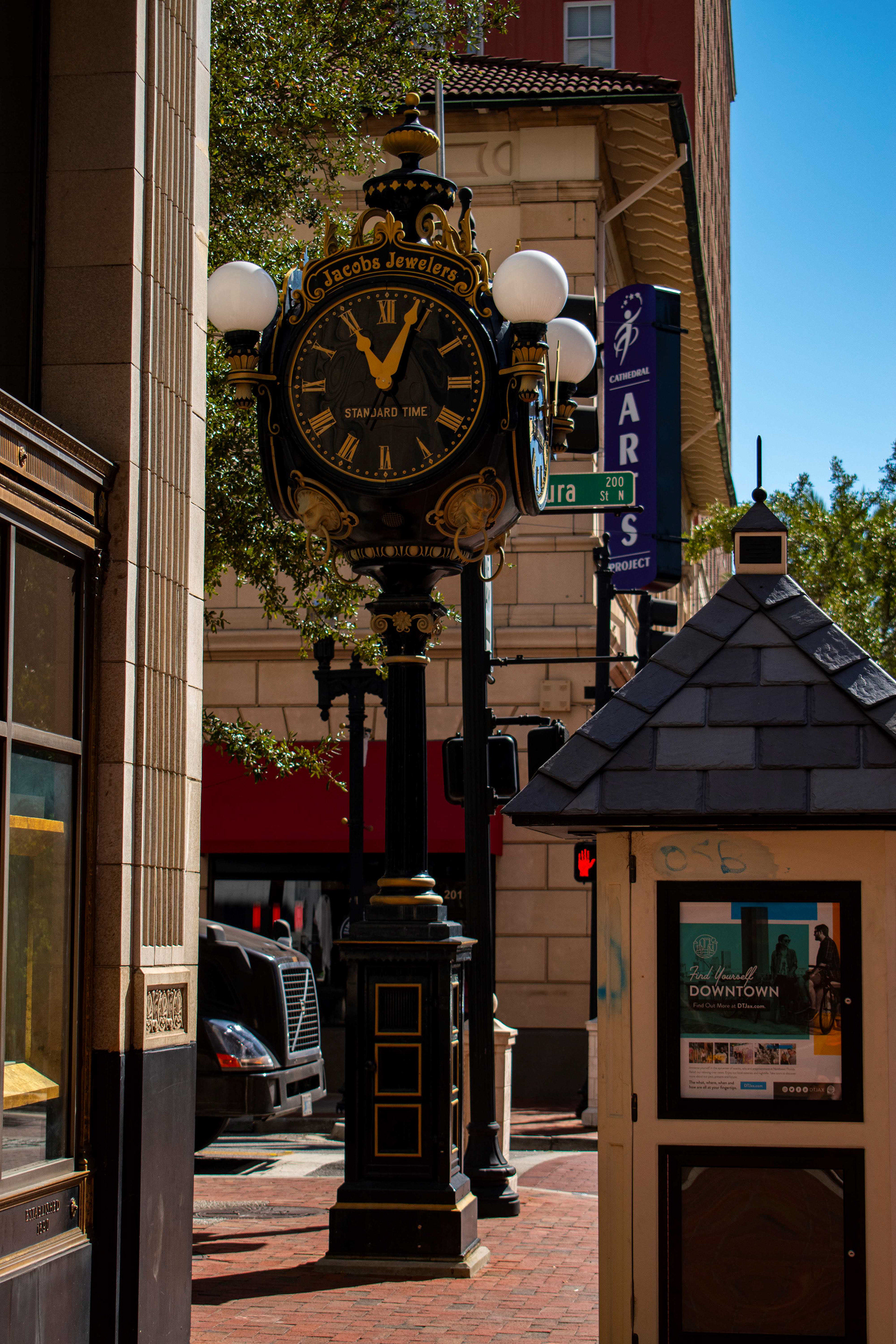 Jacobs Jewelres Clock, Downtown Jacksonville, FL