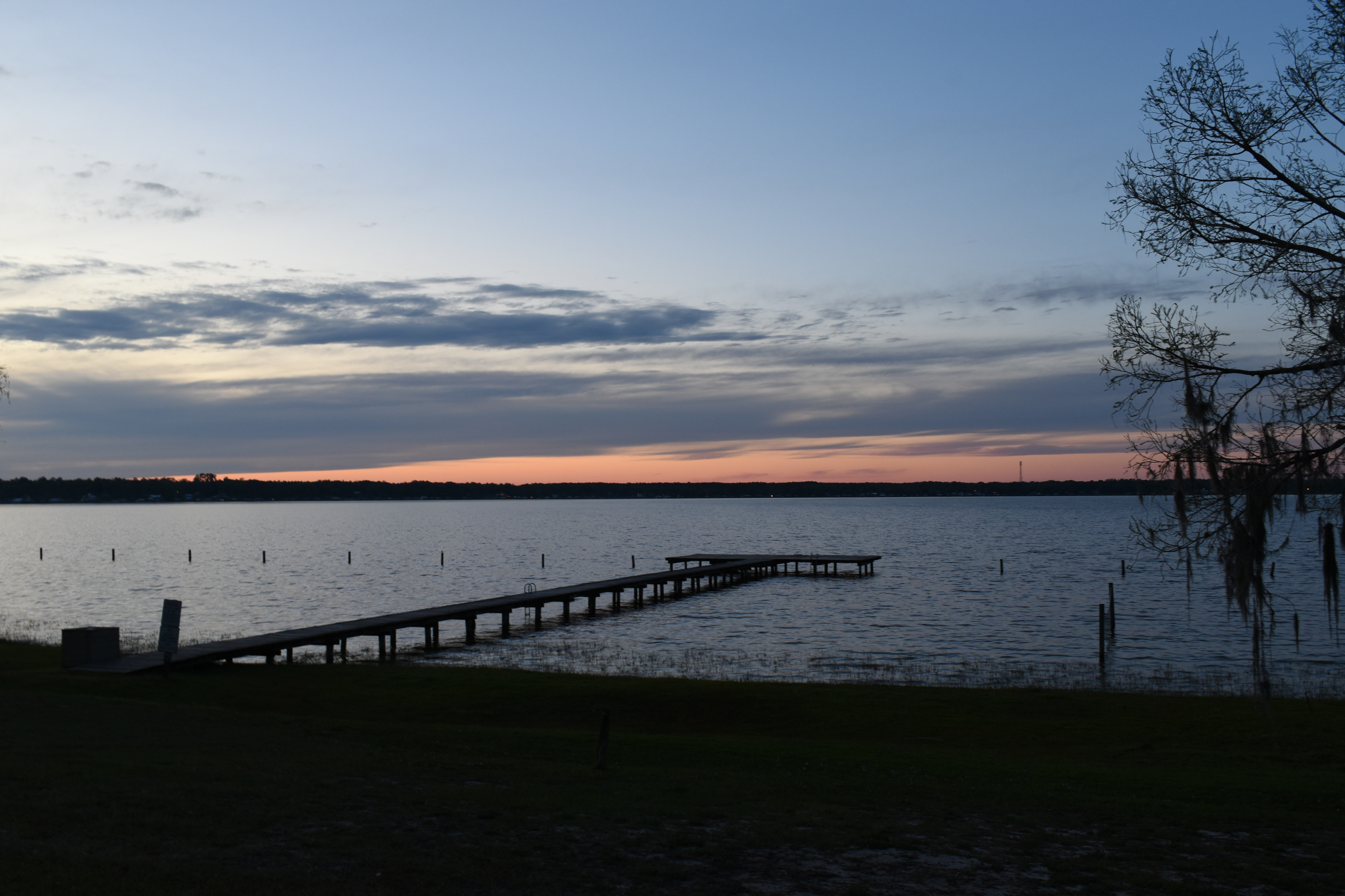 Calm Kingsley Lake at Sunset 