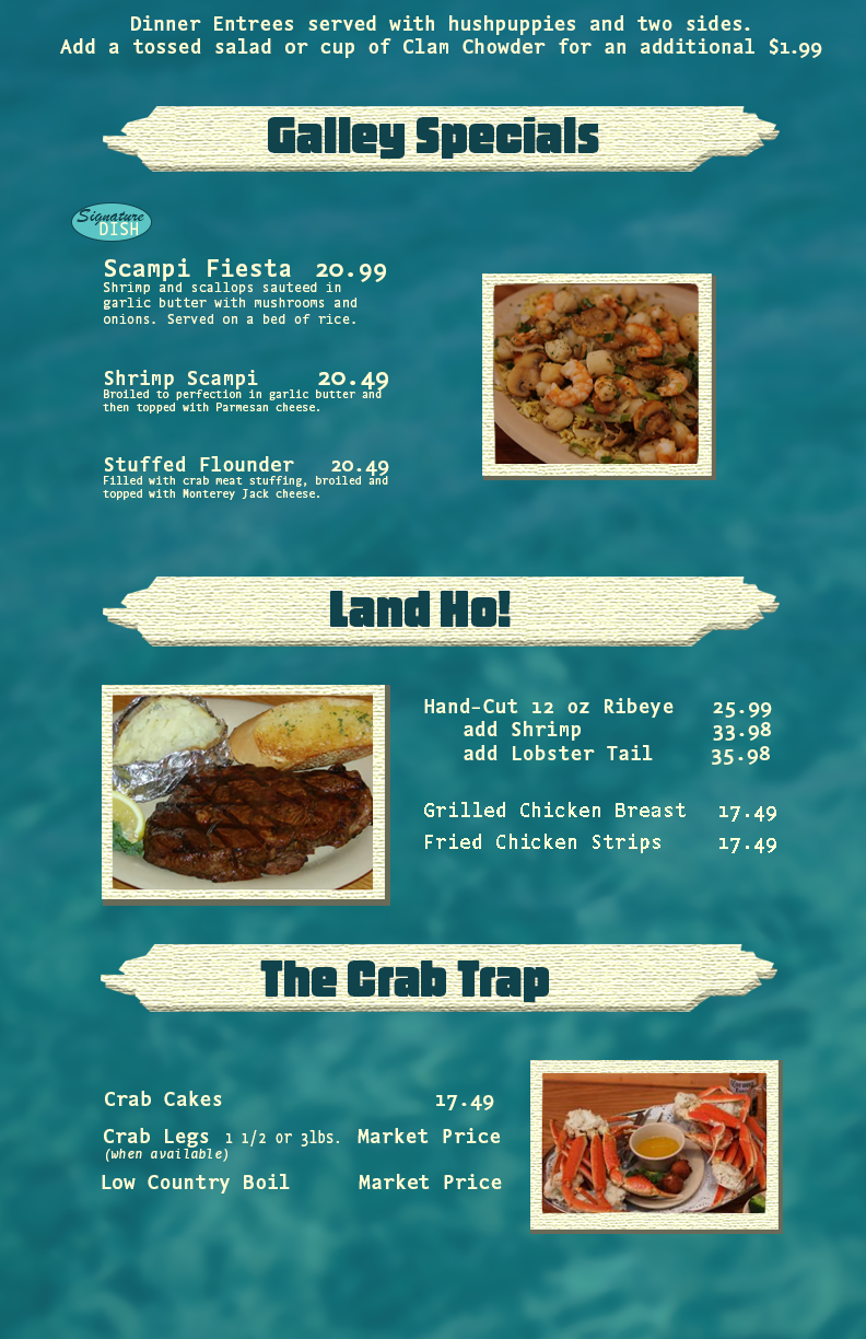 Fictional Reimagined Menu Campaign 3