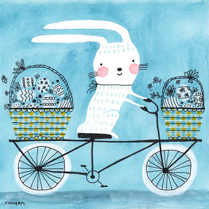 BUNNY BIKE - Terry Runyan - Creatif _Bike- Easter _  Creatif ©Terry Runyan - Creatif License