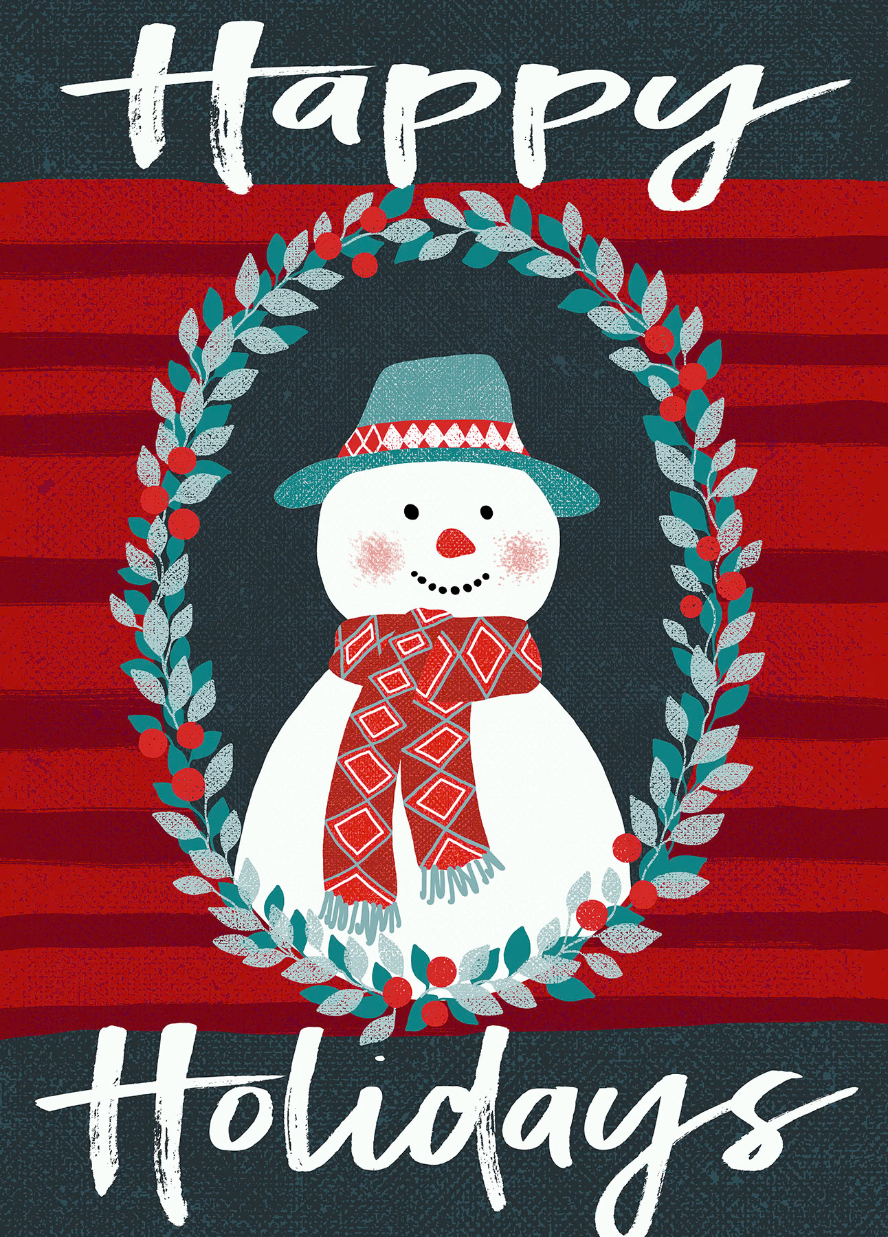 SH_Cmas_1822_1_Snowman Oval Border_Creatif ©Steve Haskamp - Creatif License