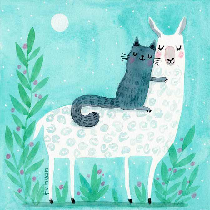 LLAMA LOVER 2 _Animals- Cat- Llama _  Creatif