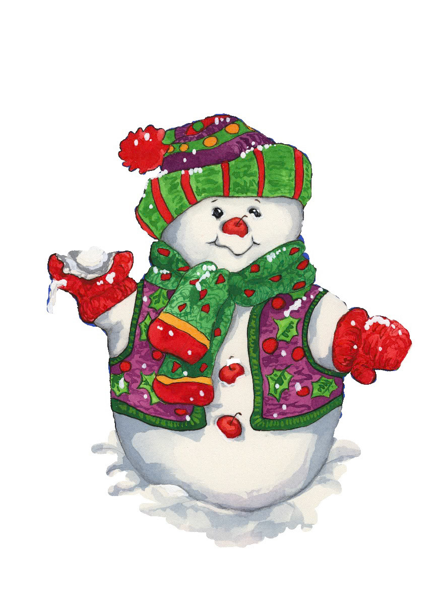 ch442 Jolly Snowman