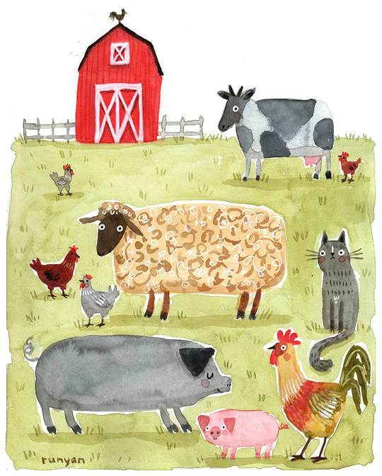 BARN DWELLERS _Animals- Farm _  Creatif ©Terry Runyan - Creatif License