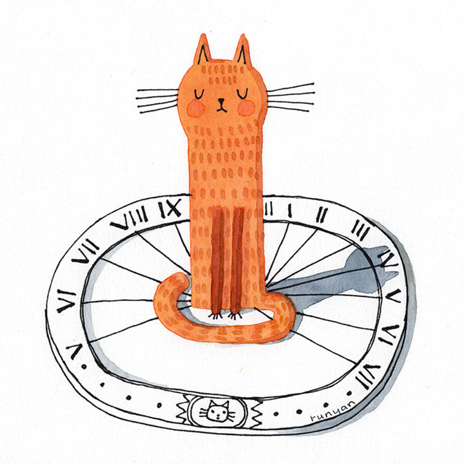 CAT NAP TIME - Terry Runyan - Creatif _Cat _  Creatif