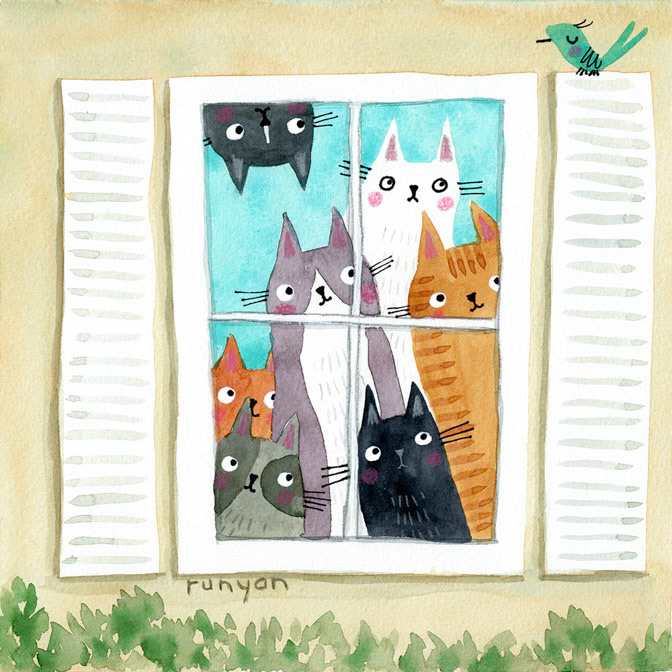 WINDOW WITH A  VIEW _Cat _  Creatif