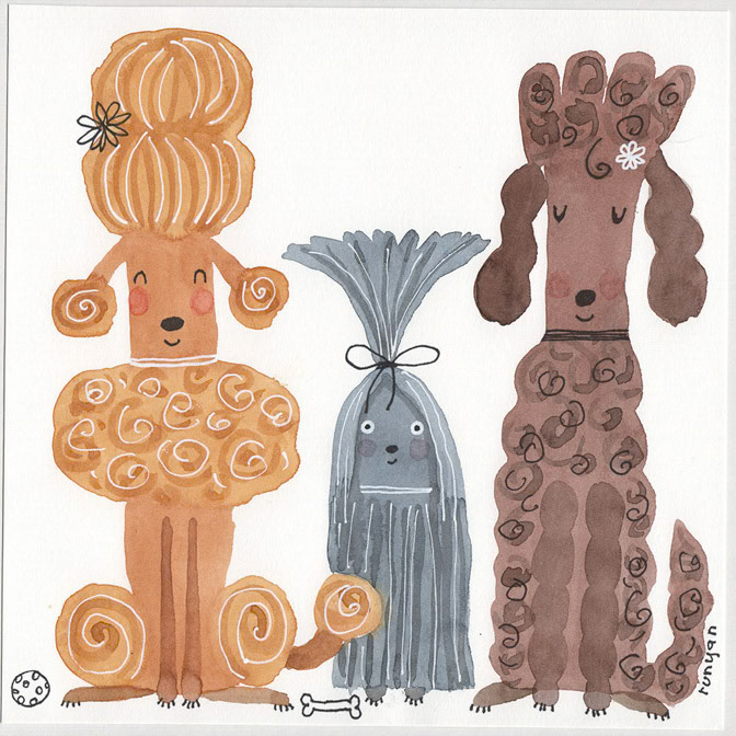 HAIRDO DOGS 2 - Terry Runyan - Creatif _Dog _  Creatif ©Terry Runyan - Creatif License