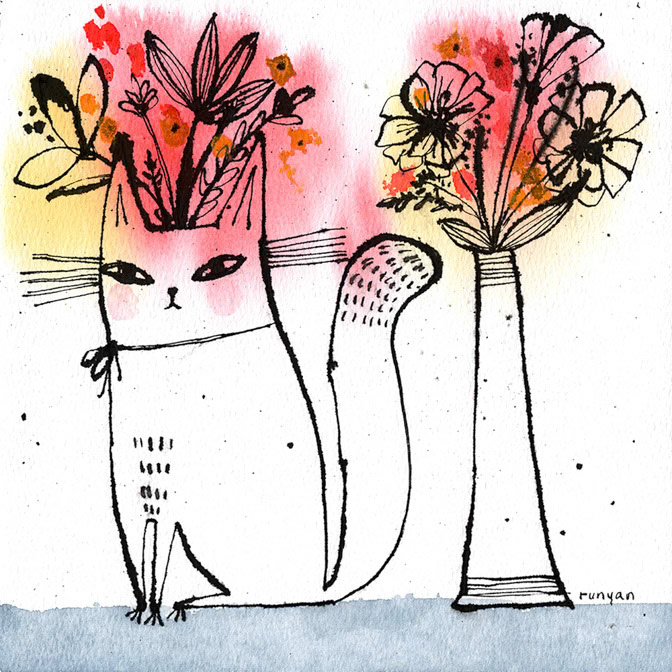FLOWER HOLDERS 2 - Terry Runyan - Creatif _Cat _  Creatif