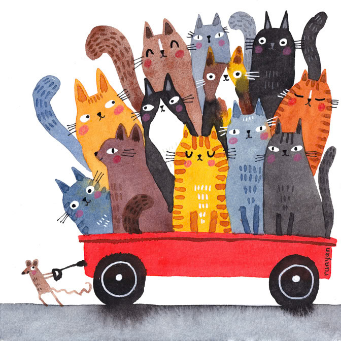 11-16-2022 WAGON FULL _Cats- Mouse- Wagon _  Creatif