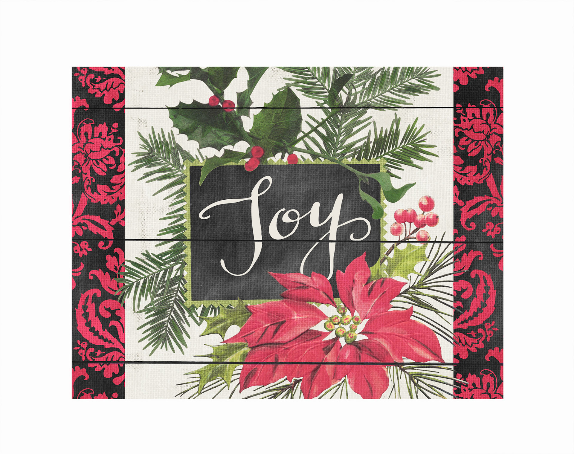 SH_Cmas_1801_Chalkboard Vintage Greenery Joy_Creatif ©Steve Haskamp - Creatif License