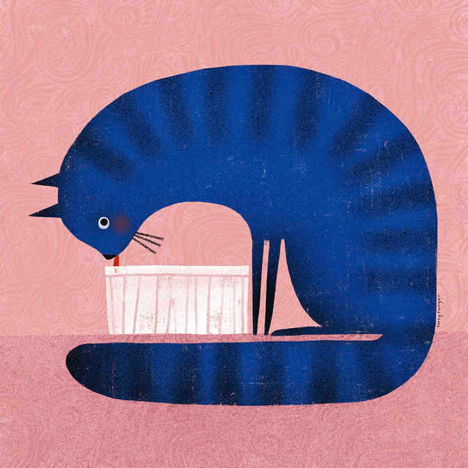 DRINKING FROM THE FAR SIDE - Terry Runyan - Creatif _Cat _  Creatif