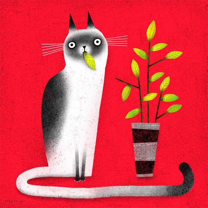 SNACK CAT 100dpi _Cat _  Creatif ©Terry Runyan - Creatif License
