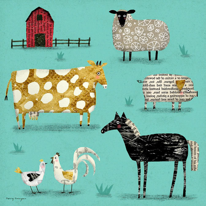 BARNYARD 2 - Terry Runyan - Creatif _Animals- Farm _  Creatif ©Terry Runyan - Creatif License