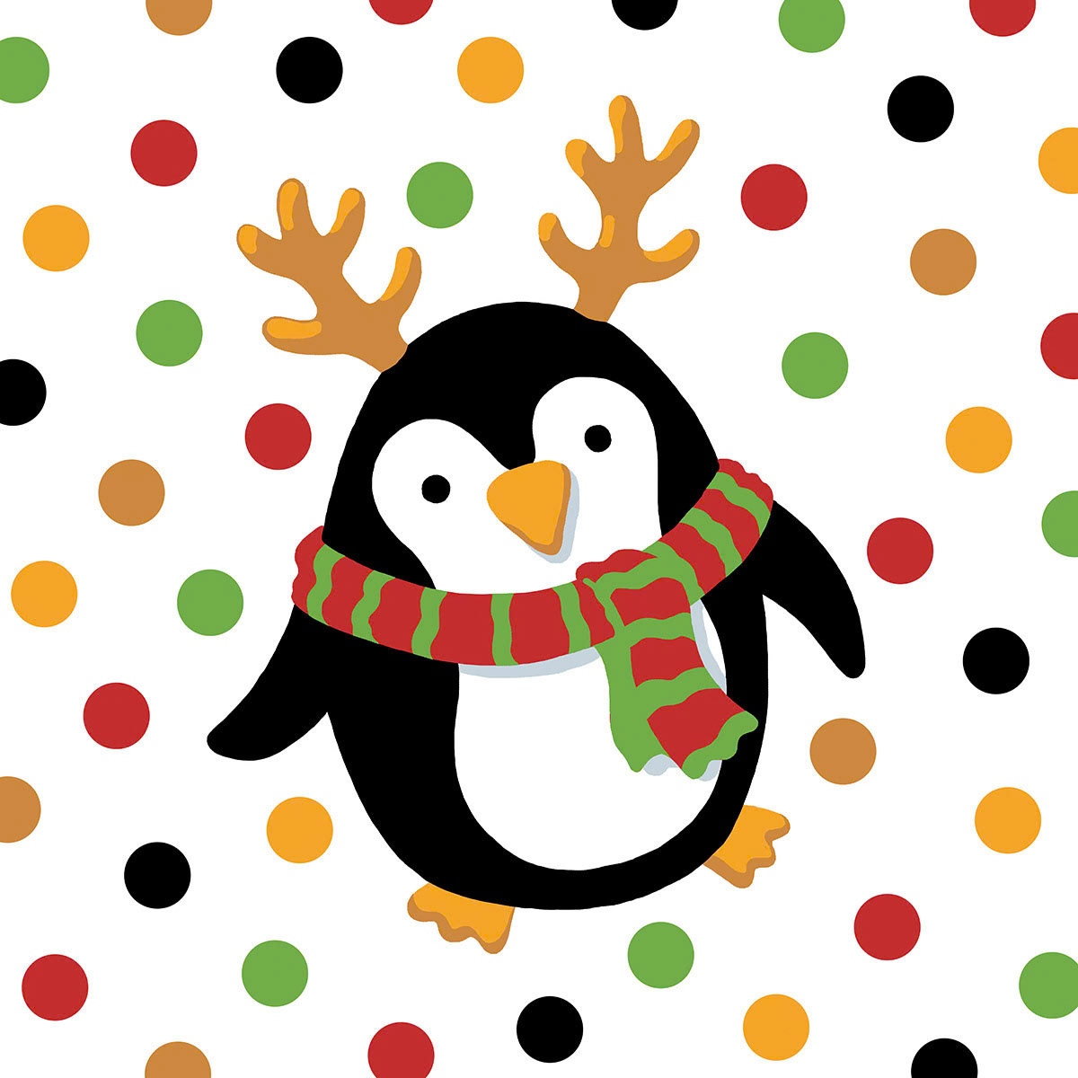 SH_Cmas_1370b_Penguin As Reindeer_Creatif ©Steve Haskamp - Creatif License