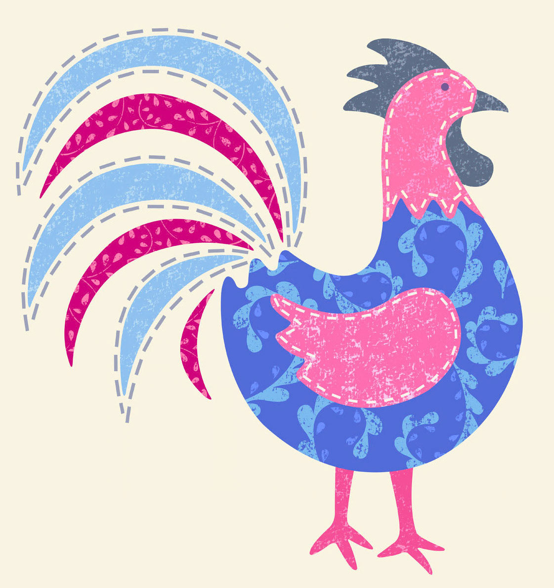 SH_Bird_826-2-RoosterCreamBkd ©Steve Haskamp - Creatif License