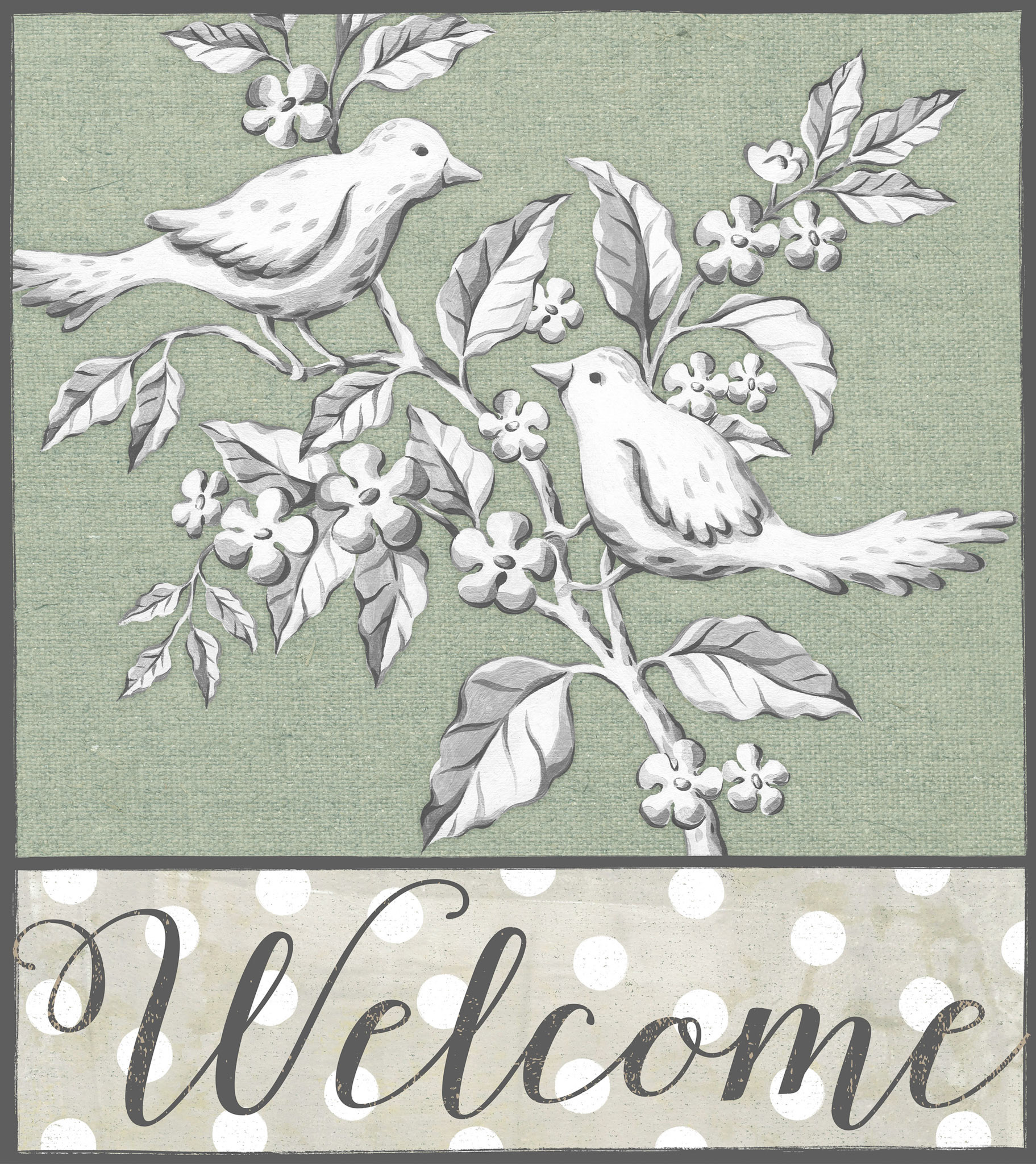 SH_Bird_655_9_Toile Birds Neutrals_Creatif ©Steve Haskamp - Creatif License