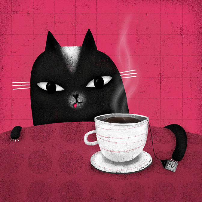 CATNIP TEA - Terry Runyan - Creatif _Cat _  Creatif