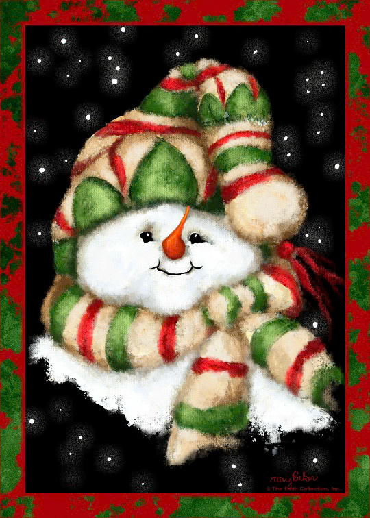 CH747 SNOWMAN card