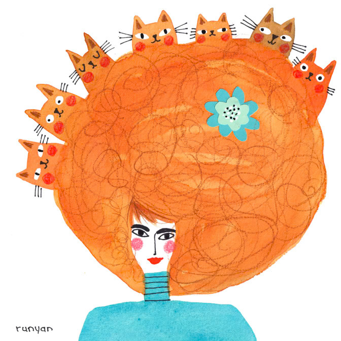 BIG HAIR CAT STASH _Cat Hair _  Creatif