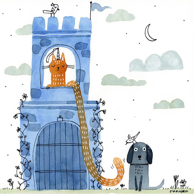 CASTLE CAT - Terry Runyan - Creatif _Cat _  Creatif