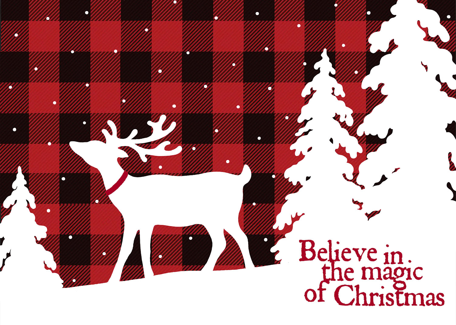 SH_Cmas_559g-Reindeer Silhouette Plaid_Creatif ©Steve Haskamp - Creatif License