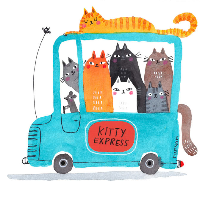 KITTY EXPRESS 2 _Car- Cats _  Creatif
