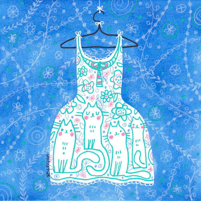 HANGER _Cat- dress- hanger _  Creatif