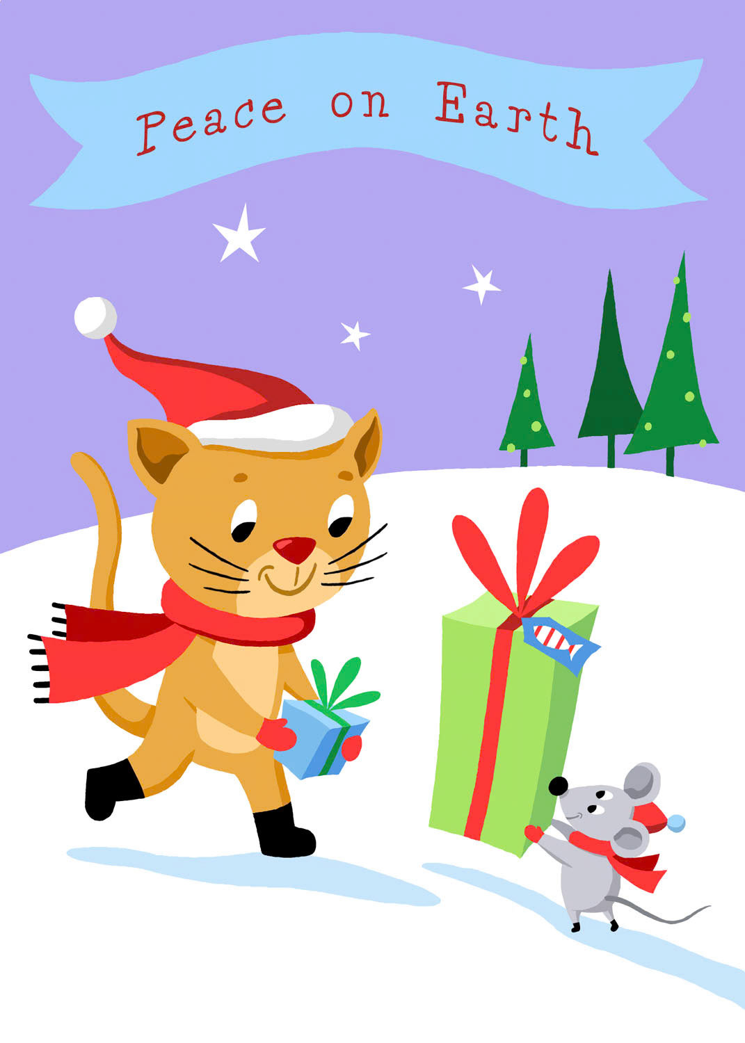 SH_Cmas_378-CatAndMouseExchangeGifts ©Steve Haskamp - Creatif License