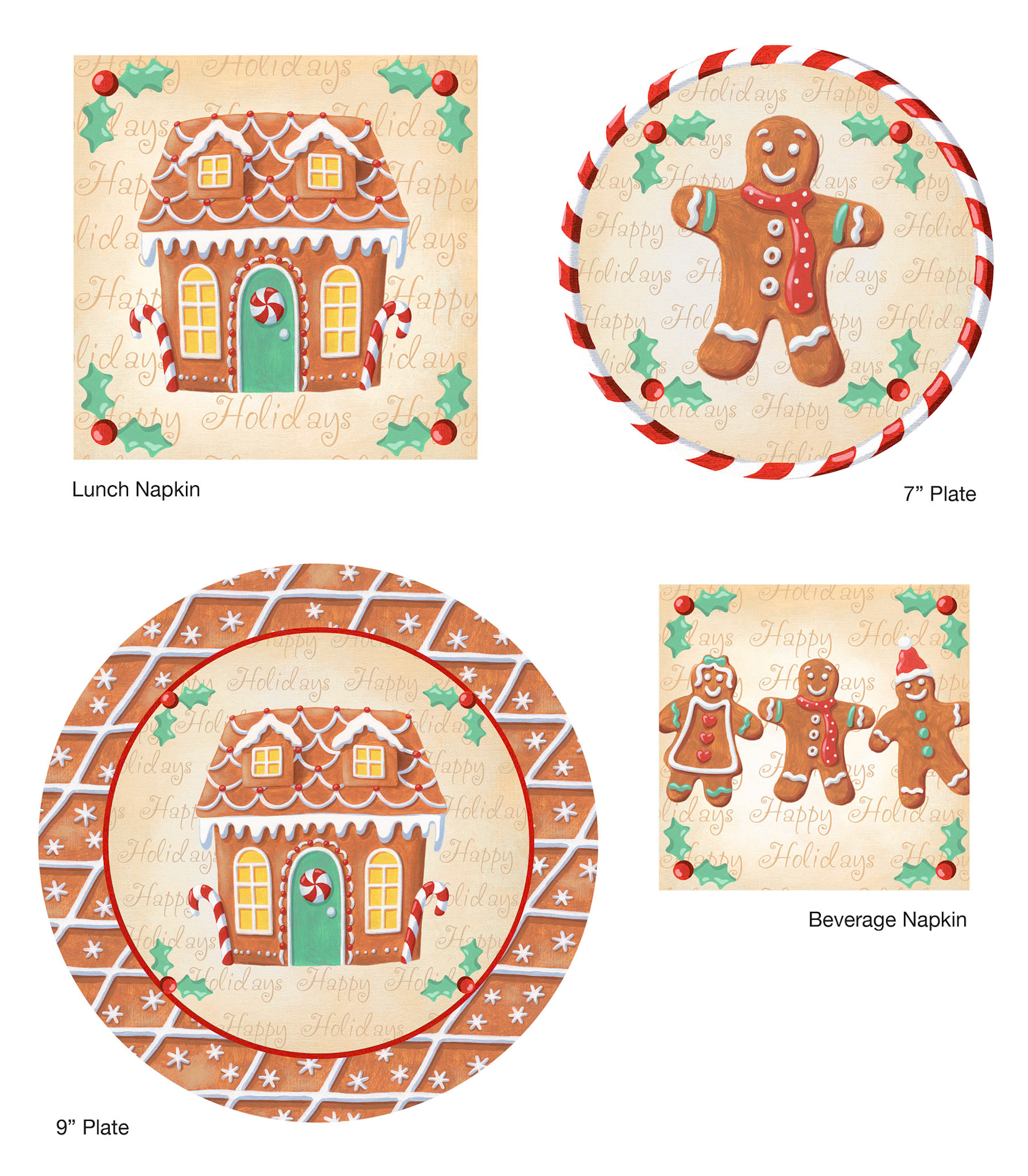 SH_Cmas_1109_Gingerbread Paper Partyware Template_Creatif ©Steve Haskamp - Creatif License