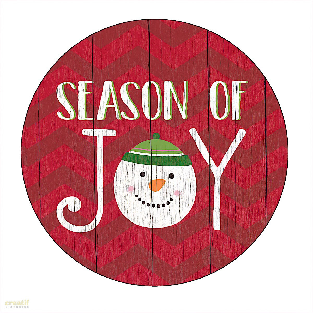 SH_Cmas_1815c_Season Of Joy Plate Hi Res 8 inch_Creatif ©Steve Haskamp - Creatif License