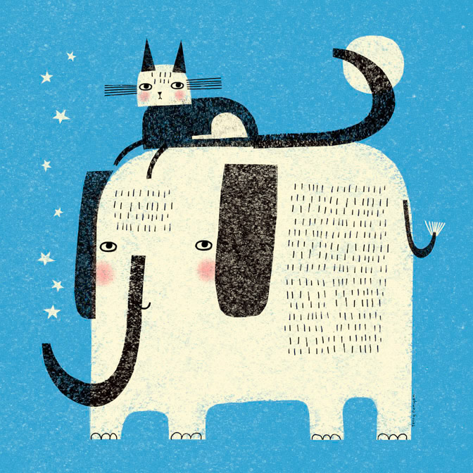 TAILS - TRUNK 300dpi Terry Runyan - Creatif _Cats- Elephants _  Creatif