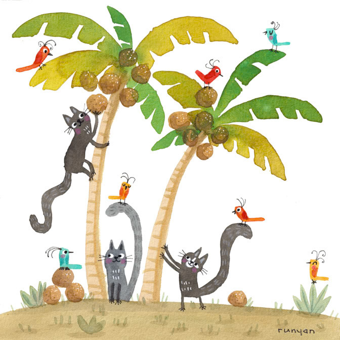 COCONUT COLLECTORS _Cats _  Creatif