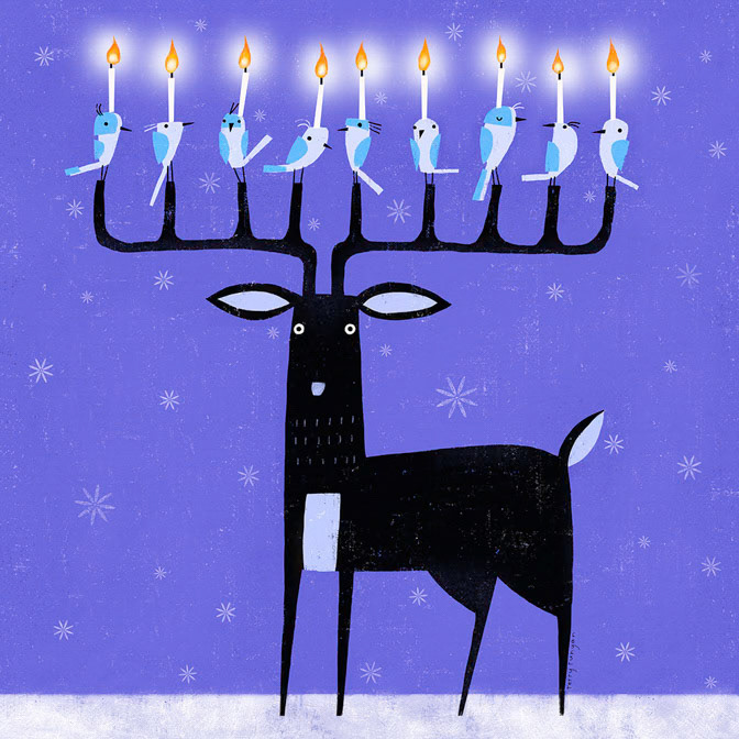MENORAH COLLABORATION - Terry Runyan - Creatif _Chanukah- Hanukah- Menorah _  Creatif ©Terry Runyan - Creatif License