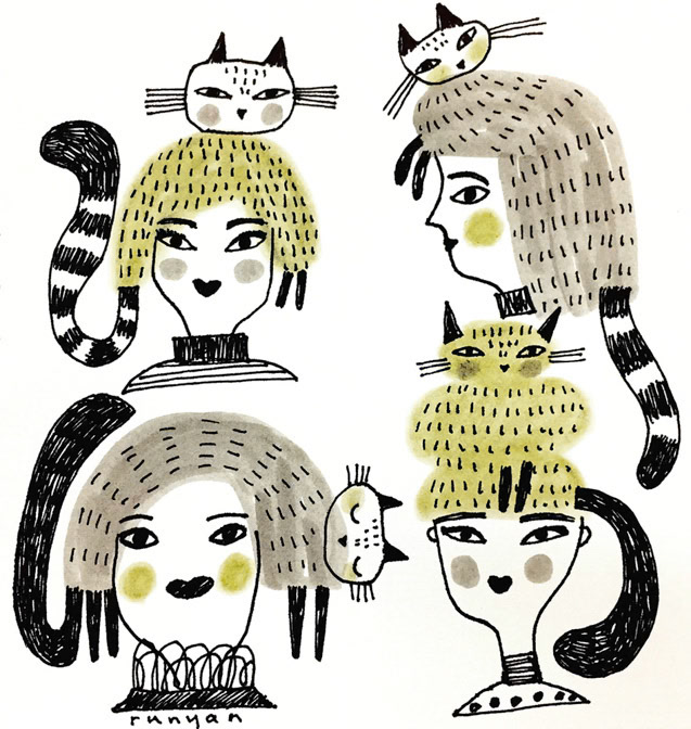 CAT ON Heads _Cat Hat- Women _  Creatif