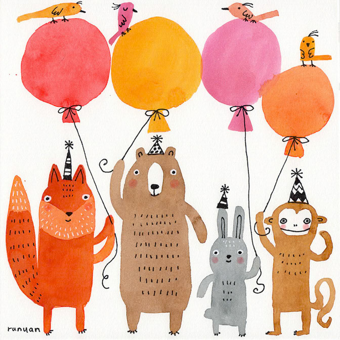 BALLOONS - Terry Runyan - Creatif _Animals _  Creatif ©Terry Runyan - Creatif License
