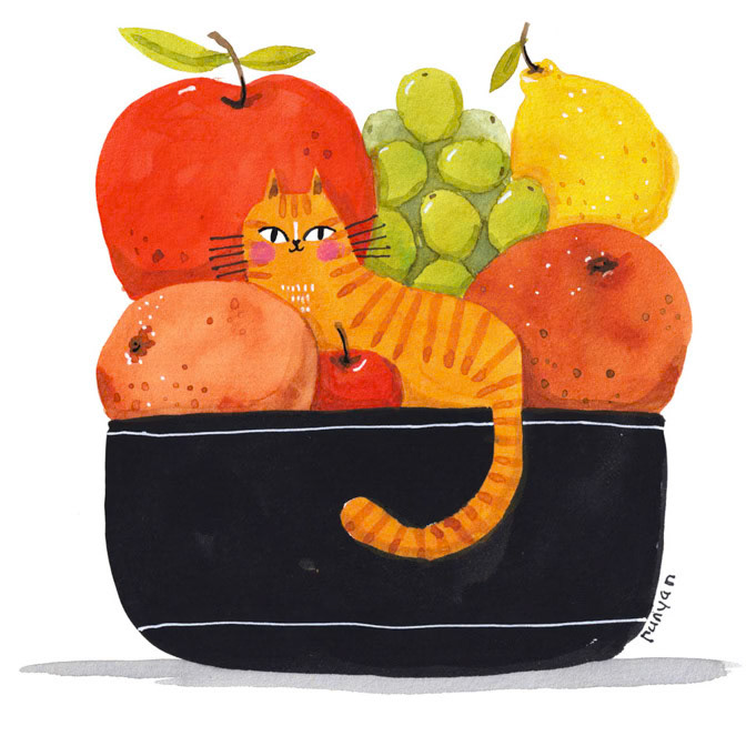 FRUIT FRIEND_1 _Cats- Fruit _  Creatif