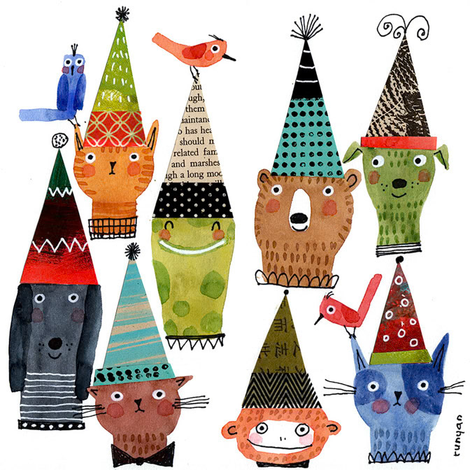 PARTY HATS - Terry Runyan - Creatif _Party _  Creatif ©Terry Runyan - Creatif License