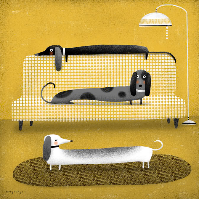 LONG DOGS 100dpi _Dog _  Creatif ©Terry Runyan - Creatif License