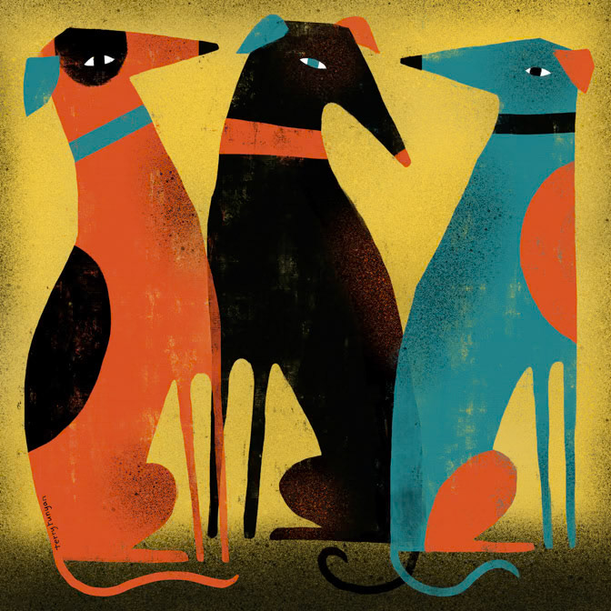 GREYHOUNDS 300dpi Terry Runyan - Creatif _Dogs- Maggie _  Creatif ©Terry Runyan - Creatif License