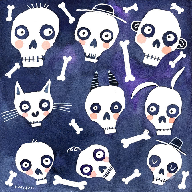 Skeletons _Halloween _  Creatif ©Terry Runyan - Creatif License