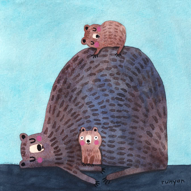 INSOMNIA 10x10 _Animals- Bear _  Creatif ©Terry Runyan - Creatif License