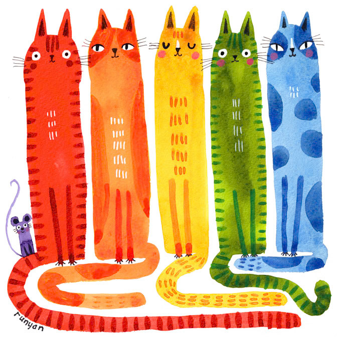 11-03-2022 RAINBOW CATS _Cat _  Creatif