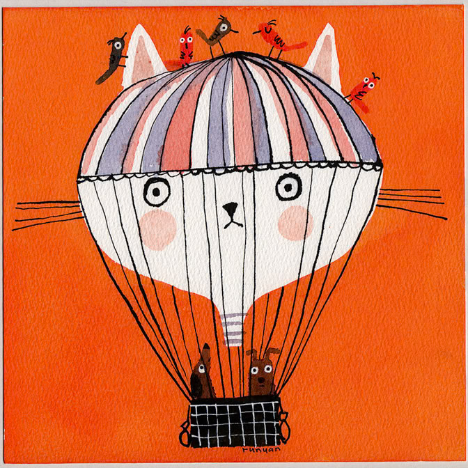 AIR HEAD - Terry Runyan - Creatif _Balloon- Cat _  Creatif